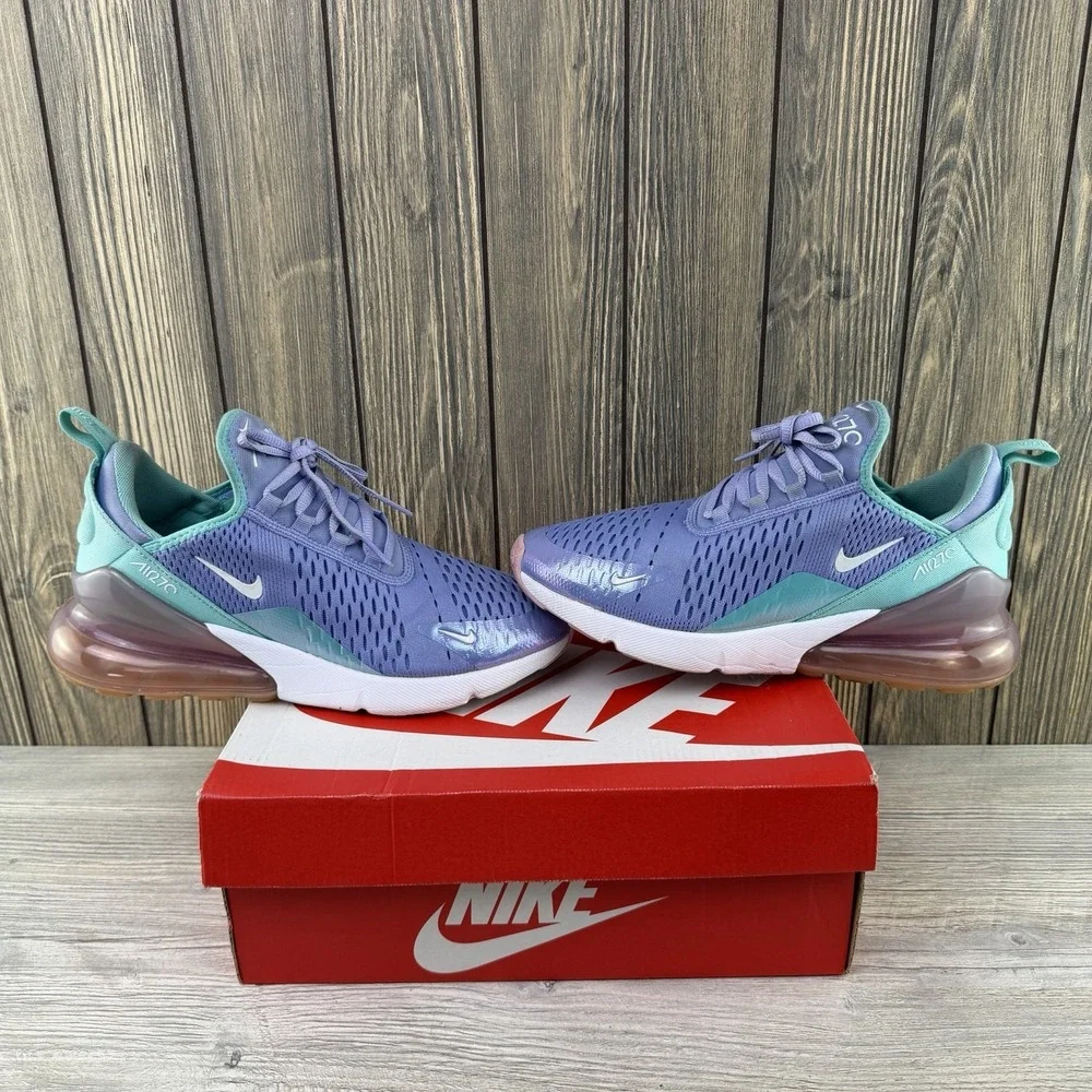 Nike Air Max 270 GS Twilight Pulse White BV1236-400 Youth 7Y Women's 8.5 Shoes